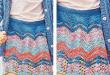 Узоры для вязаной юбки: большая подборка схем крючком